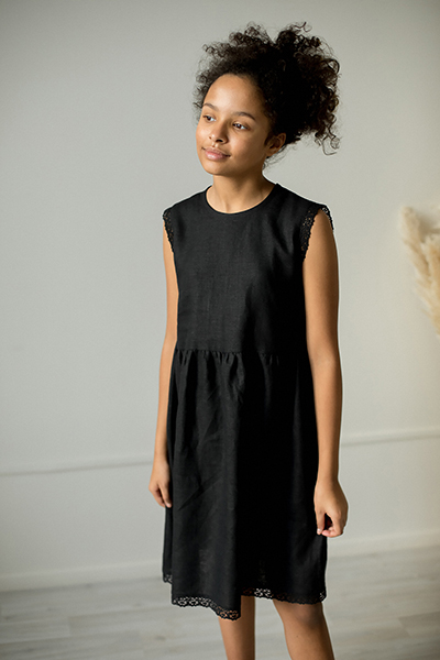 Платье «Молли» черного цвета